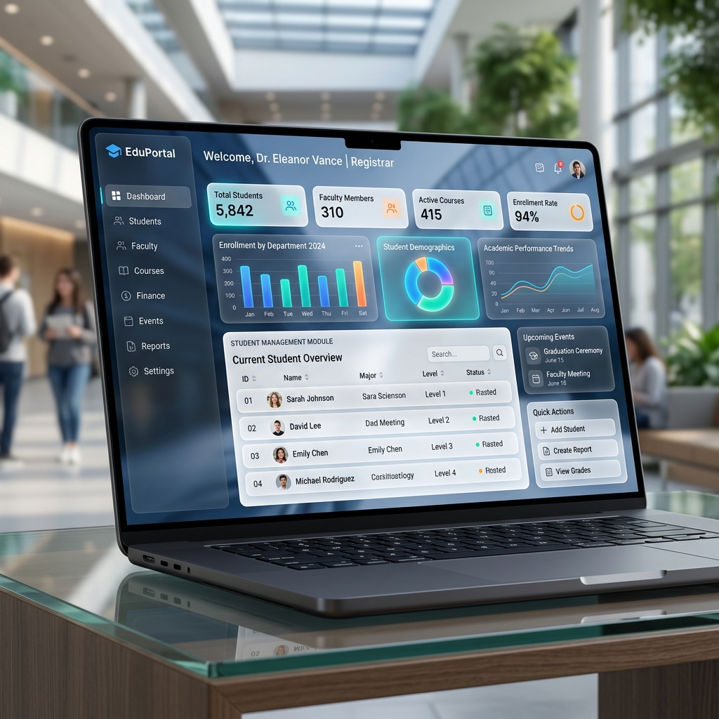 College Management System Dashboard